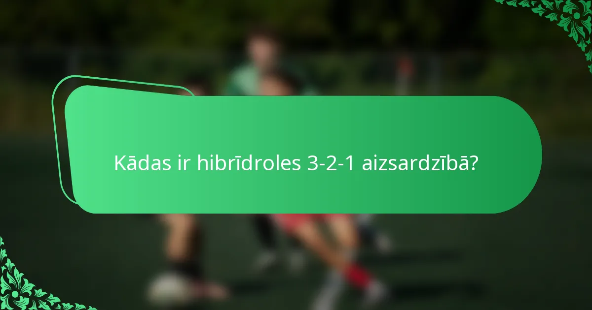 Kādas ir hibrīdroles 3-2-1 aizsardzībā?